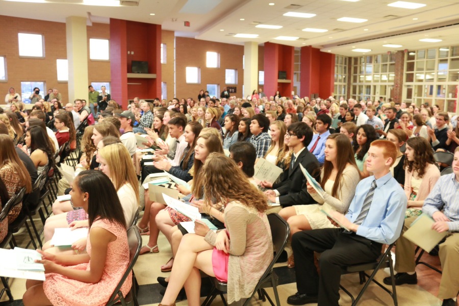 New officers, members inducted into NHS