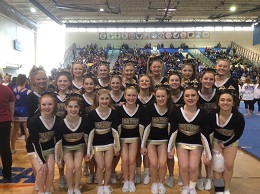 Cheer team takes 12th place at state