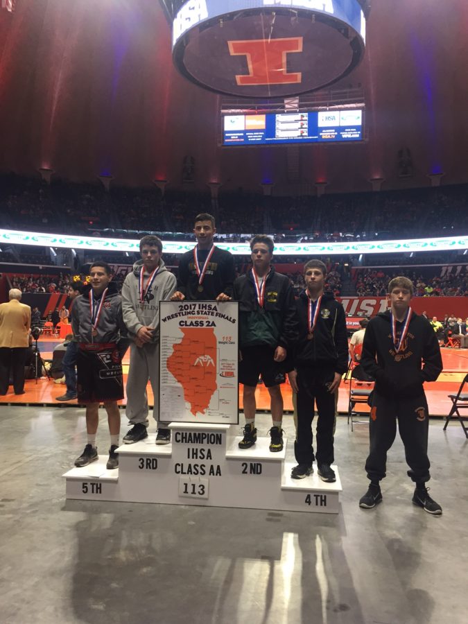 Wrestlers take 5th, 1st at State