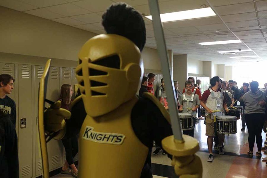 Students, staff welcome new mascot