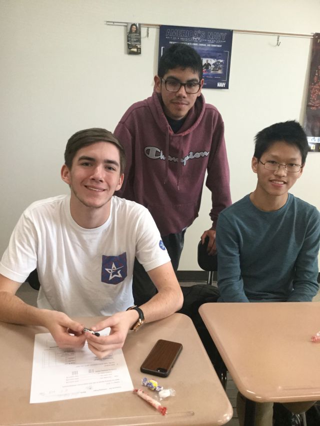 Three seniors place third in state stock market game