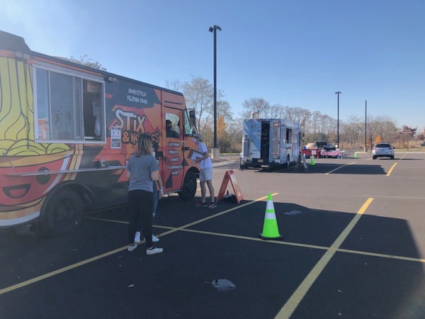 Student Council hosted a food truck festival to raise money for charity.