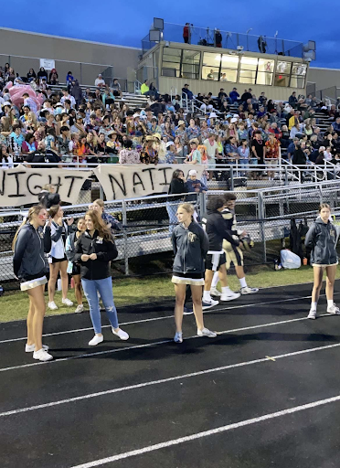 North played Lakes last Friday for their senior night where all of the seniors from band, dance and football were recognized.