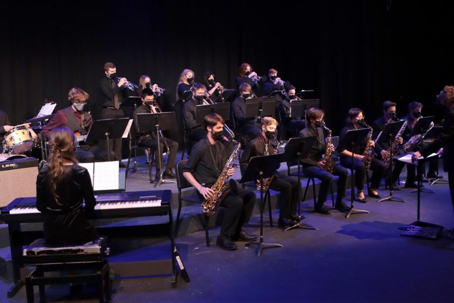 The Jazz Band performed their pieces that they have been rehearsing since September at Grayslake Norths Jazz Nite. 