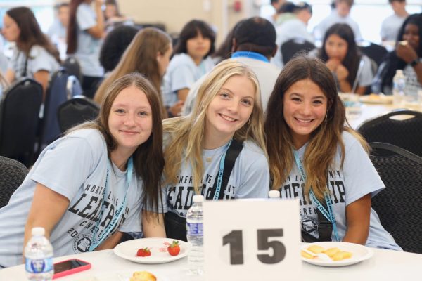 Students from North attend the NLCC Leadership Conference at the Round Lake Civic Center.